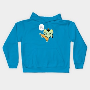 Kung Fu Frog Kids Hoodie